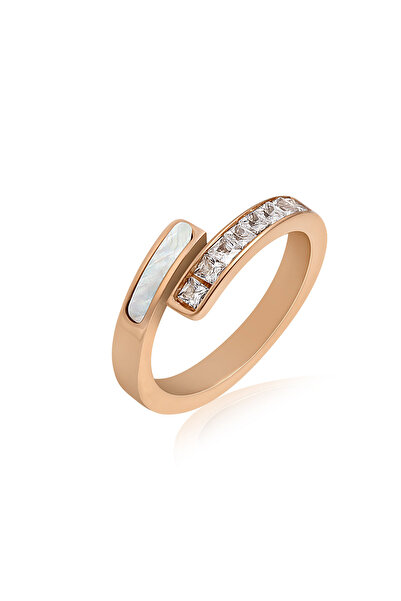 Daniel Klein Kadın Çelik Yüzük  DKJ.3.6006-S-3 (  17 mm iç çapındadır - SMALL )