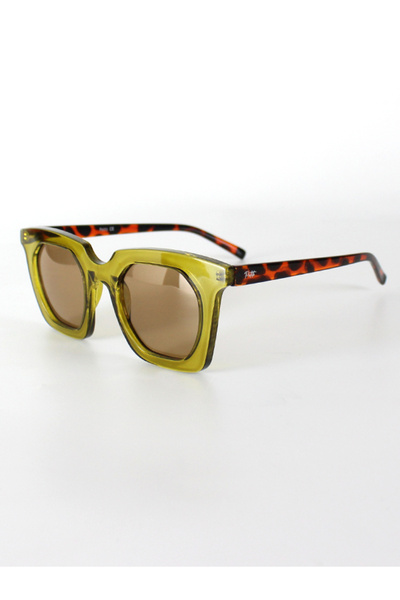 PETİTO NUNU OLİVE LEOPARD BROWN KADIN GÜNEŞ GÖZLÜĞÜ (49-24-145)