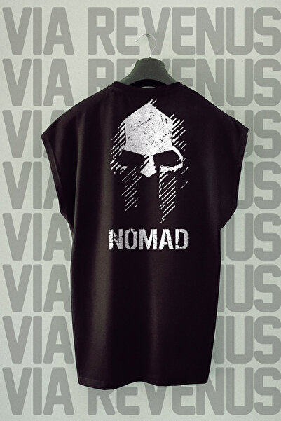 Vordevia NOMAD Black Sport T-shirt - Leđa Štampano, Nula Ruka