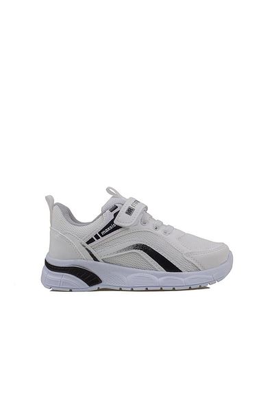 Trend Adımlar Pantofi sport unisex pentru copii - alb și velcro