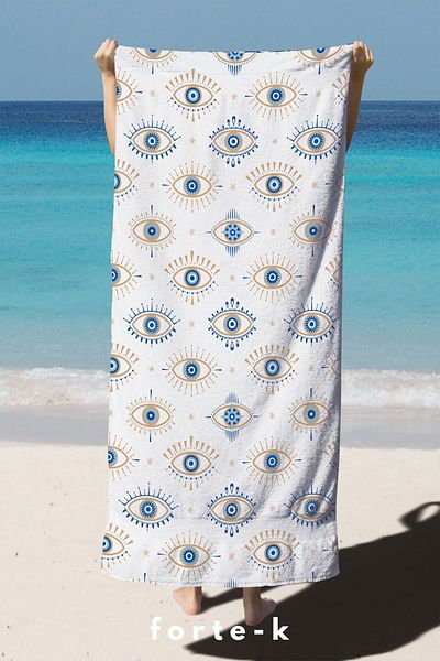Fortek Home 75*150 cm Oversize Beach Towel - Summer