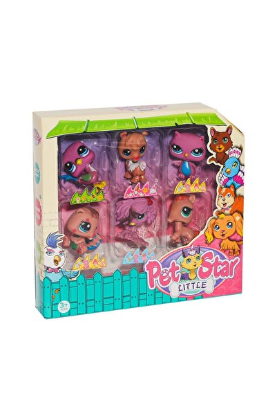 Kızılkaya Oyuncak KZL-3046A4 Pet Star 6'lı Miniş Seti -Kızılkaya Oyuncak FABB...