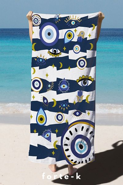 Fortek Home King Size 75*150 CM Beach Towel - Summer