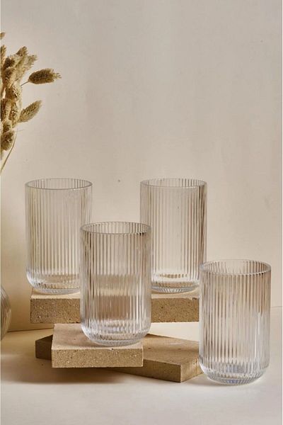 Rossel Premium Imola 4-Piece Glass Cup 440 ml-14910