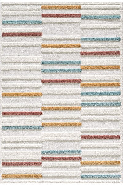 Mariesse Home Elit Bukleli Multi Renkler Yumuşak Koridor Kesme Yolluk Dokuma ...