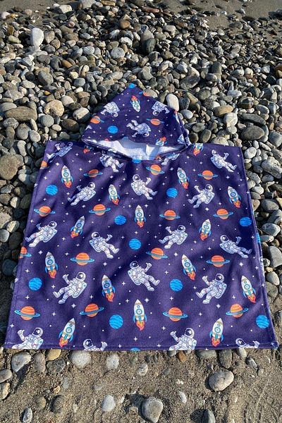 Dotamess Children's Poncho Beach Towel - Sea Towel