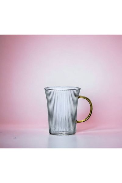 Rossel Premium Gold Detailed Glass Cup SA6868