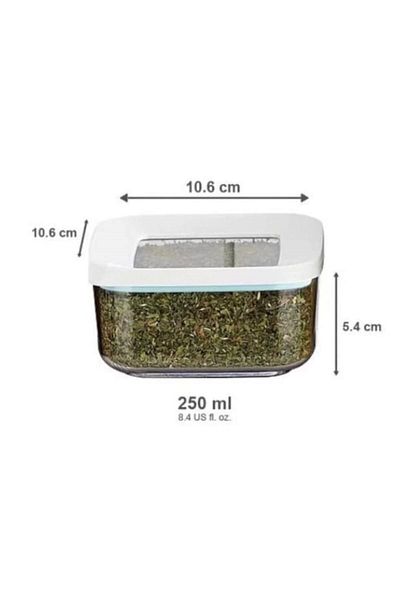 VİP AHMET Square Storage Container 250 ml 3 Pieces