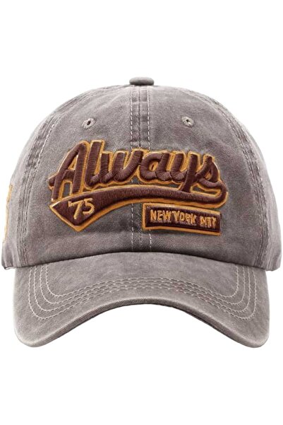 SAFARSAFARİ Unisex Pamuklu Eskitme Kep Şapka