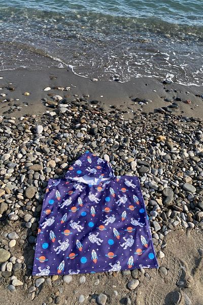 Dotamess Children's Poncho Beach Towel - Sea Towel