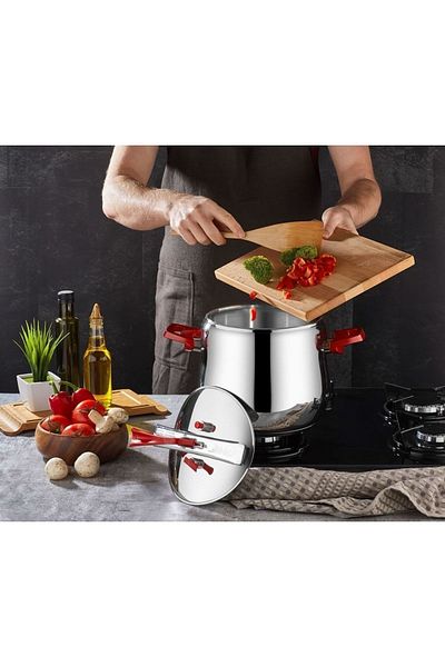 Kahramanlar 3.5 Lt Casserole Pressure Cooker Platinum
