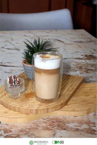 Rossel Premium Double Walled 2-Piece Glass 200 ml DC1.TR-2982
