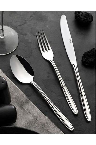Nehir Bouquet Spoon Fork Set - 72 PiecesSpoon Fork Set for 6 Persons