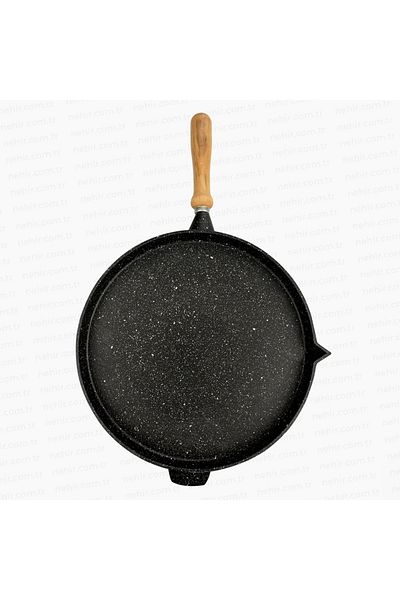 Nehir Pancake Pan Granite Cast 33 Cm Deep