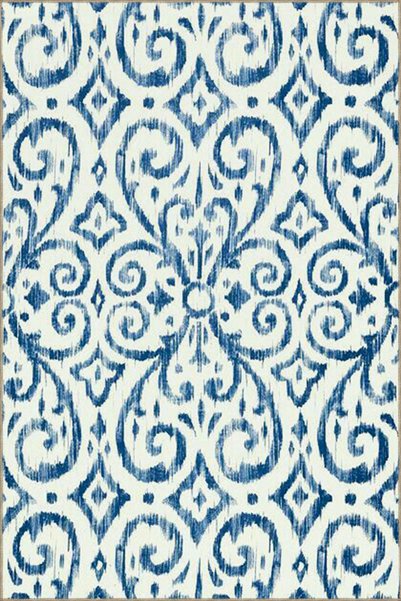 Rugs Modern Halı سجادة قاعدة منسوجة ذات نمط إبداعي أزرق حديث وسجادة قابلة للغ...