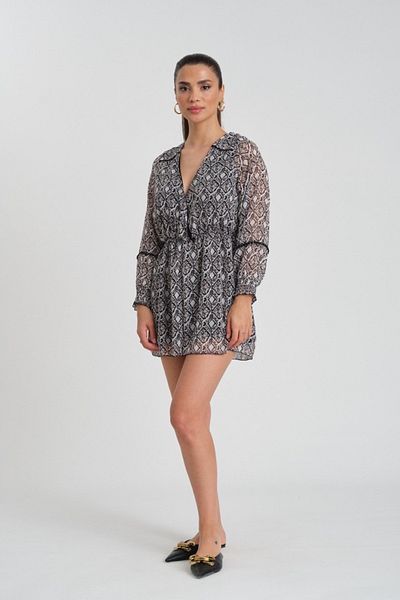 Suzi 50809 Model Women's Chiffon Lined Short Jumpsuit