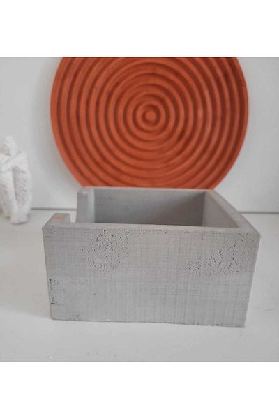 KARRA Concrete Gray Notepad Holder - Office Accessory