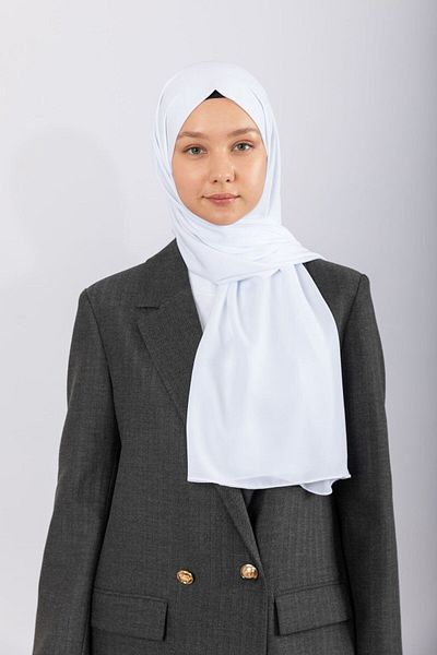 hijabchi Imported Medina Silk - White