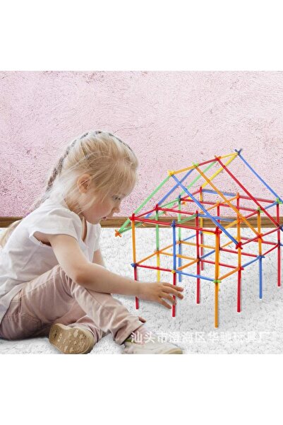 TOMBİ-X 600 Piece Puzzle - Educational Bamboo Sticks, Age 4 5 Stress Toys, To...