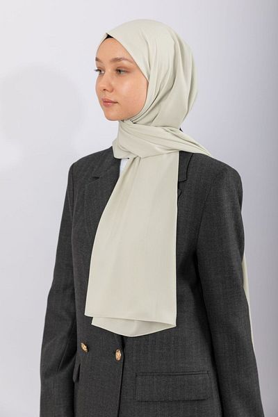hijabchi Εισαγόμενο μετάξι Medina - Αμύγδαλο