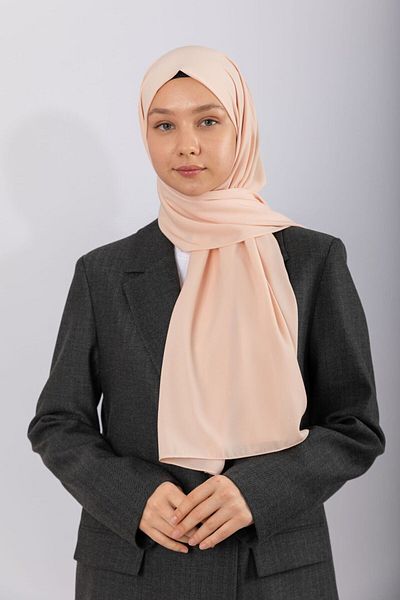 hijabchi Εισαγόμενο μετάξι Medina - Salmon