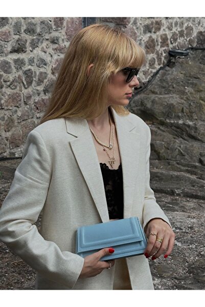 mèche atelier since 2024 Синя жіноча сумка через плече та на руці