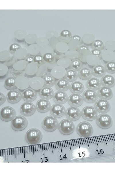 CRYSTALSHOP نصف لؤلؤة - 10 مم أوف وايت (100 جرام - 400 قطعة)