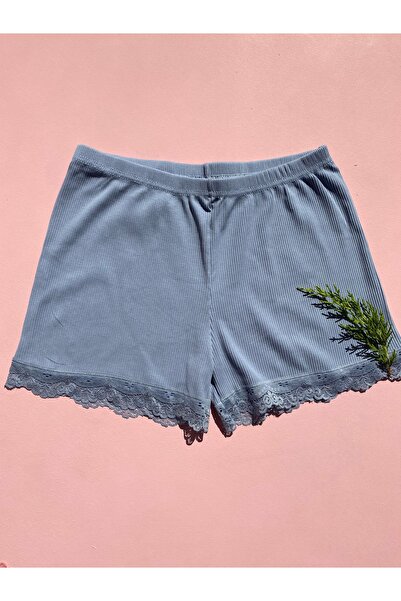 MODALİNOSA 4-Piece Lace Camisole Boxer Set - Blue, Dried Rose, White, Green