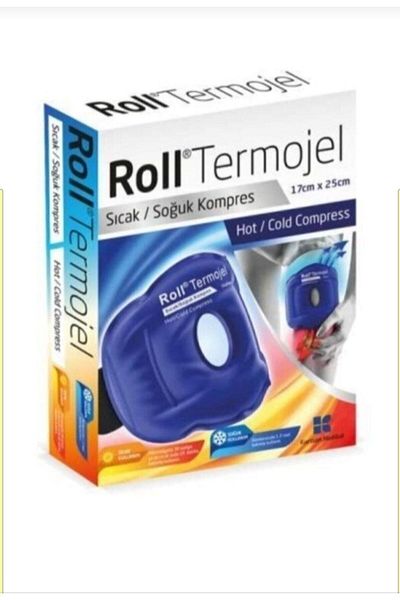 Roll وسادة الركبة المضغوطة بالحرارة والباردة من ثيرموجيل (17 × 25 سم)