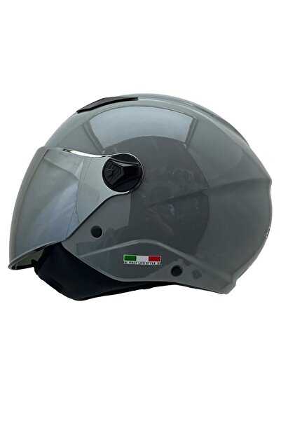 Sway 765 NARDO GRİ KASK ( GÜNEŞ VİZÖRLÜ )