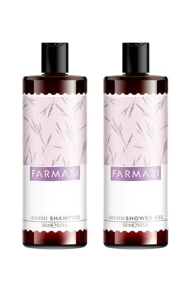 Farmasi Lavender Shower Gel 500 ml & Lavender Shampoo 500 ml