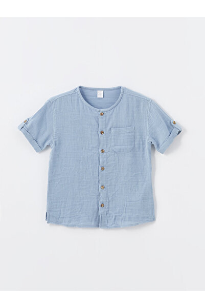 LC Waikiki Košile LCW Crew s krátkým rukávem pro chlapečka