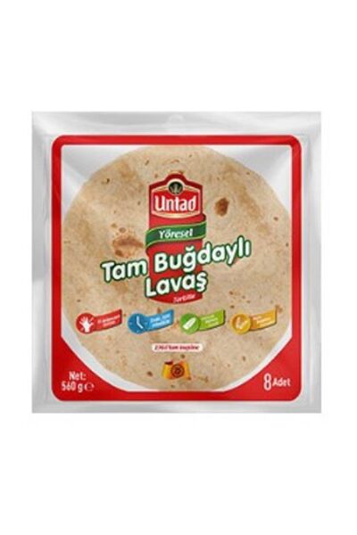 Untad Yöresel Tam Buğdaylı Lavaş 25 cm