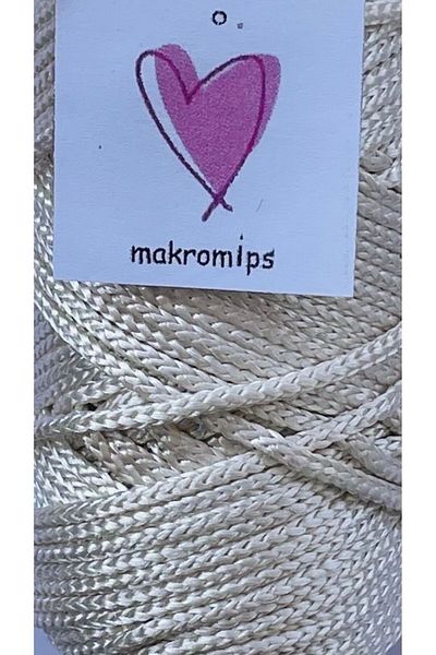 Makromİps 1. Κορδόνι μακραμέ πολυστερικής ποιότητας Premium - 100g 1,5mm Χομπί πλεκτή τσάντα χειρός