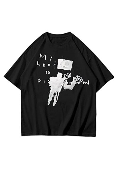 MAYDAY CULTURE Tricou unisex oversize cu imprimeu DTF