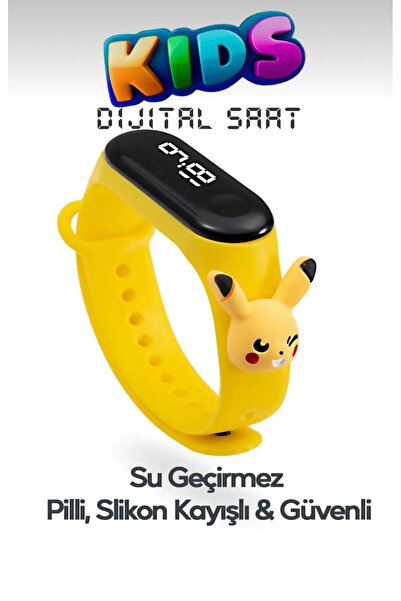 EMİN ENSAR HOME Akıllı Çocuk Kol Saati Güvenli Led Su Geçirmez Silikon Dokunm...