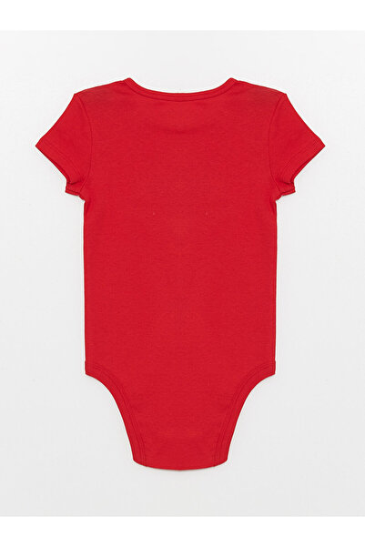 LC Waikiki Chlapecké body s potiskem LCW Mickey Mouse s výstřihem a zapínáním na patentky, balení 2 ks