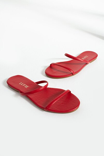 Lufie Style Double Striped Women's Slippers Sandals