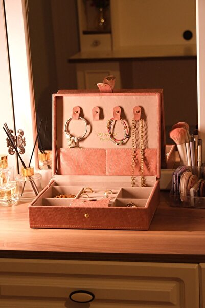 TASKUTU Deri Takı Kutusu - Şık Düzenleyici Deri Takı Organizeri