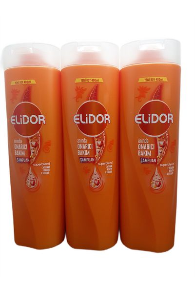Elidor ELIDOR Aninda Repair Care Shampoo - 400 ML x 3 Pieces