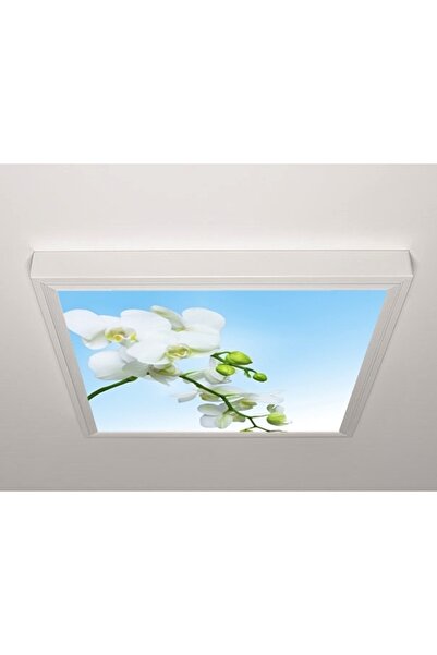 Gök Panel 60X60 LED Panel Aydınlatma Armatür Avize Sıva Üstü Desenli Tekli 46...