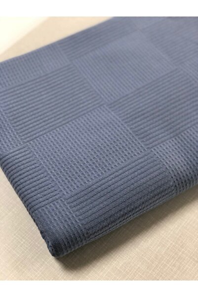 Sefaoğlu tekstil Single Pike, Light Indigo Blue, 100% Cotton