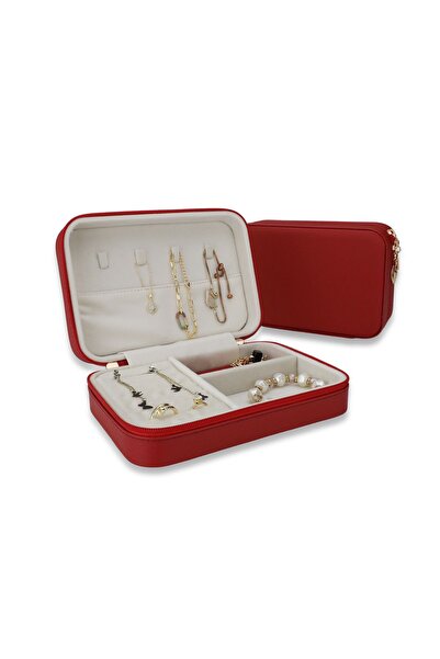 Baley مجموعة مجوهرات السفر - صندوق منظم للقلادة والخاتم والأقراط