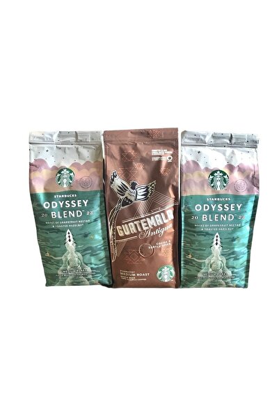 Starbucks خلاط أوديسي القهوة الأساسية 2x250 جرام وغواتيمالا 250 جرام