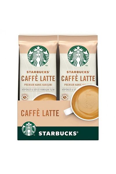 Starbucks قهوة كافيه لاتيه محببة 10 عبوات