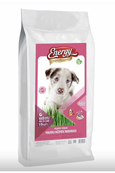 Energy Premium Kuzu Etli Pirinçli Yavru Köpek Maması 15 Kg