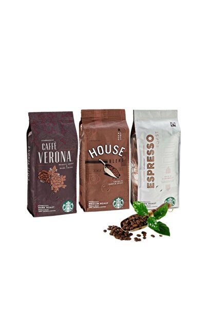 Starbucks Düvenci Toptan House Blend, Verona Ve Espresso Çekirdek Kahve 250 G...