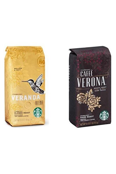 Starbucks مجموعة حبوب القهوة 2x250 جرام (فناء، قهوة فيرونا)