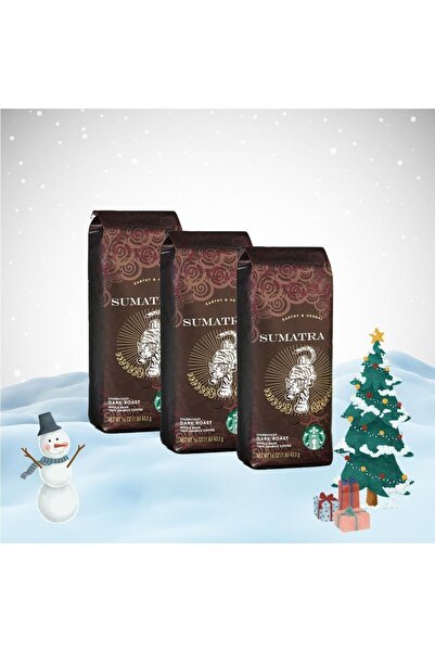 Starbucks باقة رأس السنة قهوة السوماترا الأساسية 250 جرام × 3