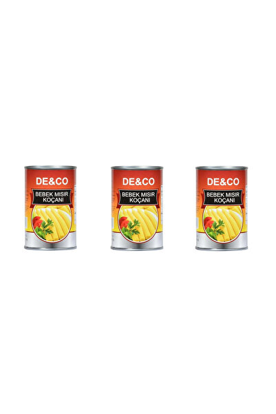 DECO De&Co Bebek Mısır Koçanı 425 G x 3 Adet